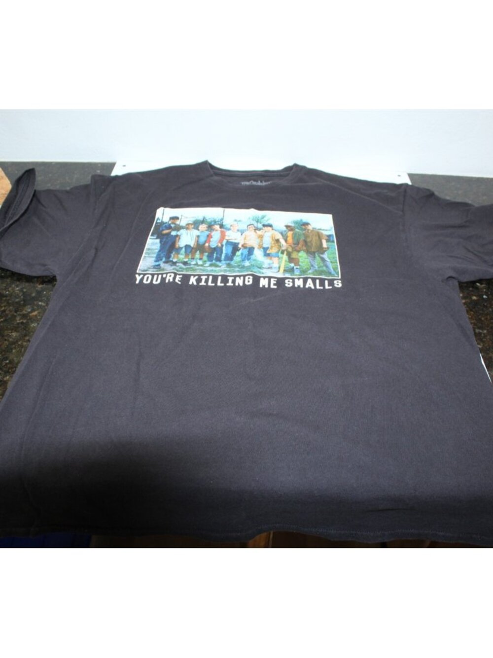 Graphic Print T-Shirt You're Killing Me Smalls Novelty Movie Black Size XL